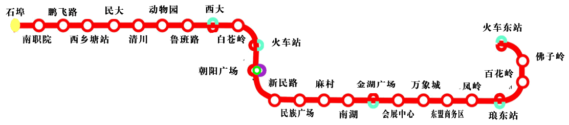 南寧地鐵1號線運營時間，南寧地鐵1號線運行時間表