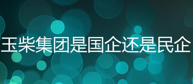 玉柴集團(tuán)是國企嗎？玉柴集團(tuán)是五百強(qiáng)嗎？